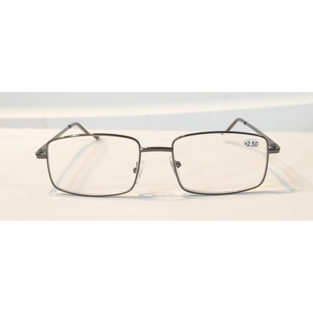NWT CessBlu Metal Blue Light Reading Glasses 2.50x Unisex 87295 D5